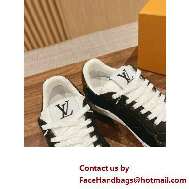 Louis Vuitton LV Stadium Sneakers in Leather Black 2024