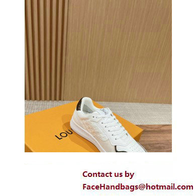 Louis Vuitton LV Stadium Sneakers in Leather White 2024