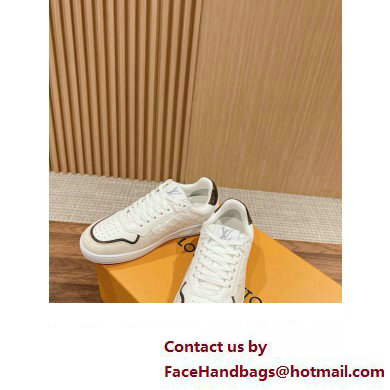 Louis Vuitton LV Stadium Sneakers in Leather White 2024