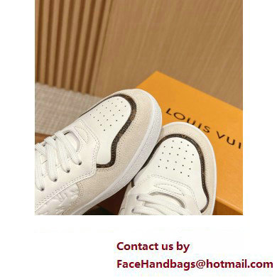 Louis Vuitton LV Stadium Sneakers in Leather White 2024