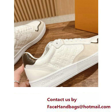 Louis Vuitton LV Stadium Sneakers in Leather White 2024