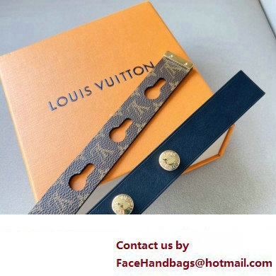 Louis Vuitton LV Studs 29 Belt M8610Y Black/Gold