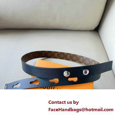 Louis Vuitton LV Studs 29 Belt M8610Y Black/Silver