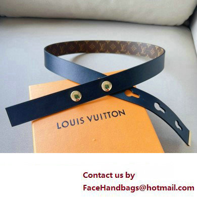 Louis Vuitton LV Studs 29 Belt M8610Y Black/Silver