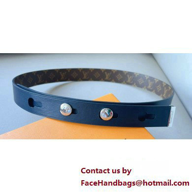 Louis Vuitton LV Studs 29 Belt M8610Y Black/Silver