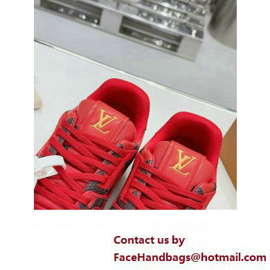 Louis Vuitton LV Trainer Sneaker 1ACN4J red 2024