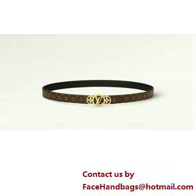 Louis Vuitton LV Trio 20mm Reversible Belt M8480W Black - Click Image to Close