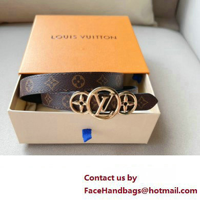 Louis Vuitton LV Trio 20mm Reversible Belt M8480W Black