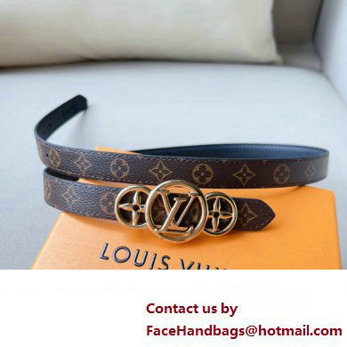 Louis Vuitton LV Trio 20mm Reversible Belt M8480W Black