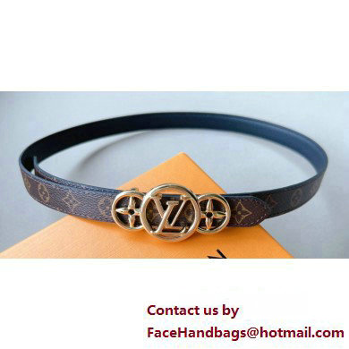 Louis Vuitton LV Trio 20mm Reversible Belt M8480W Black