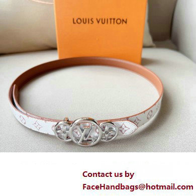 Louis Vuitton LV Trio 20mm Reversible Belt M8481W Dune