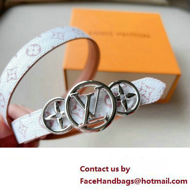 Louis Vuitton LV Trio 20mm Reversible Belt M8481W Dune