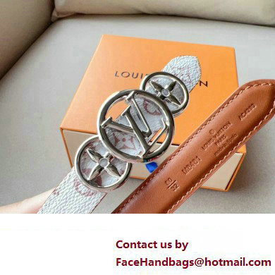 Louis Vuitton LV Trio 20mm Reversible Belt M8481W Dune