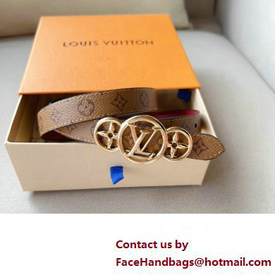 Louis Vuitton LV Trio 20mm Reversible Belt M8483W Tan