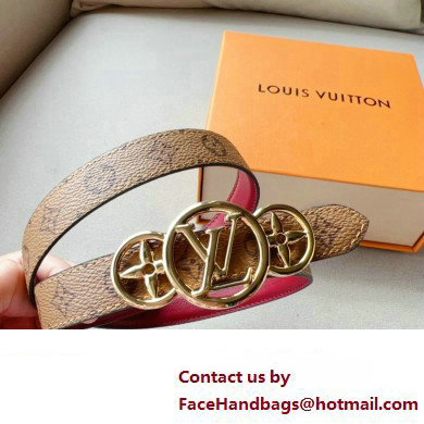 Louis Vuitton LV Trio 20mm Reversible Belt M8483W Tan