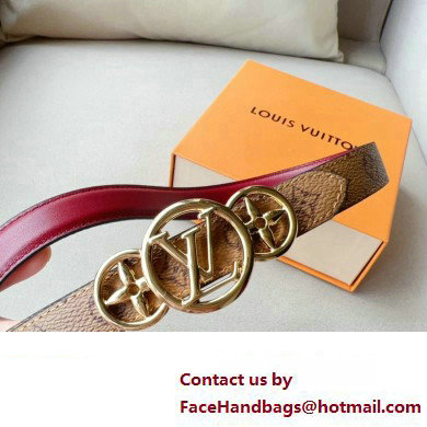 Louis Vuitton LV Trio 20mm Reversible Belt M8483W Tan