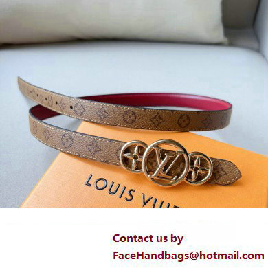 Louis Vuitton LV Trio 20mm Reversible Belt M8483W Tan