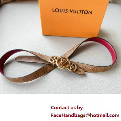 Louis Vuitton LV Trio 20mm Reversible Belt M8483W Tan