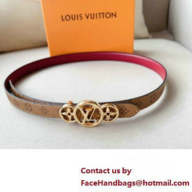 Louis Vuitton LV Trio 20mm Reversible Belt M8483W Tan