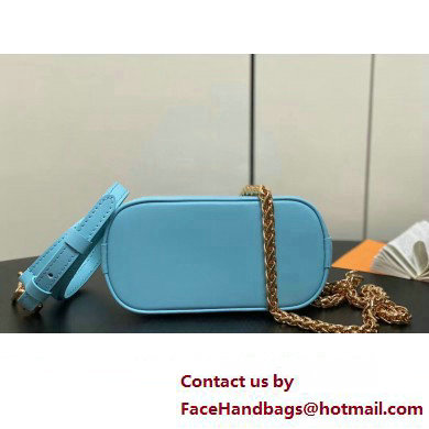 Louis Vuitton Lambskin Nano Alma Bag M83049 Lagoon Blue 2024