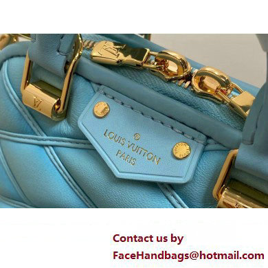 Louis Vuitton Lambskin Nano Alma Bag M83049 Lagoon Blue 2024