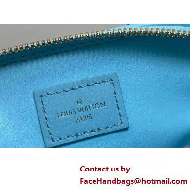 Louis Vuitton Lambskin Nano Alma Bag M83049 Lagoon Blue 2024