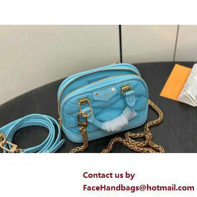 Louis Vuitton Lambskin Nano Alma Bag M83049 Lagoon Blue 2024