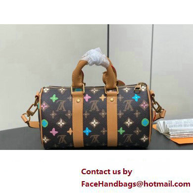 Louis Vuitton Monogram Craggy Canvas Keepall Bandouliere 25 Bag M24849 Chocolate 2024