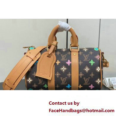 Louis Vuitton Monogram Craggy Canvas Keepall Bandouliere 25 Bag M24849 Chocolate 2024