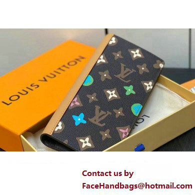 Louis Vuitton Monogram Craggy canvas Brazza Wallet M83335 Chocolate 2024