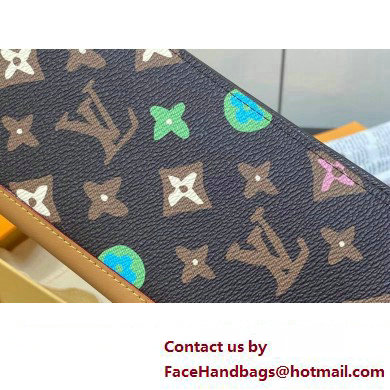 Louis Vuitton Monogram Craggy canvas Brazza Wallet M83335 Chocolate 2024