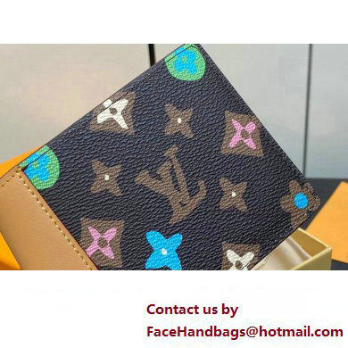 Louis Vuitton Monogram Craggy canvas Multiple Wallet M83334 Chocolate 2024