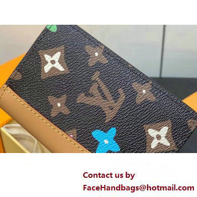 Louis Vuitton Monogram Craggy canvas Pocket Organizer Wallet M83337 Chocolate 2024