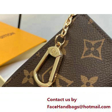 Louis Vuitton Monogram canvas Noa Key Holder M83612 Blue 2024