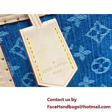 Louis Vuitton Petite Valise Denim Bleu Bag M24161 New LV Remix 2024