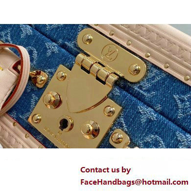 Louis Vuitton Petite Valise Denim Bleu Bag M24161 New LV Remix 2024