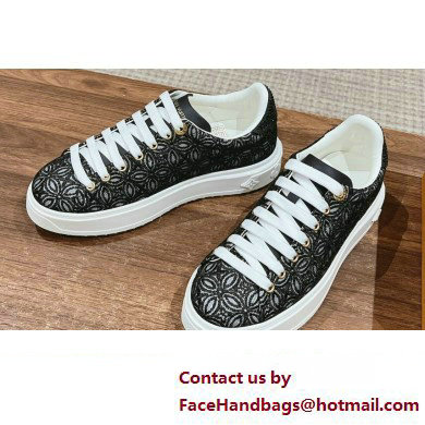 Louis Vuitton Time Out Sneakers in Lace Black 2024