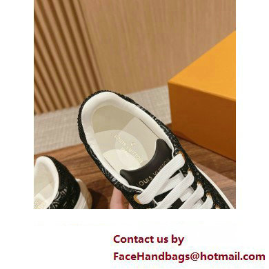 Louis Vuitton Time Out Sneakers in Lace Black 2024