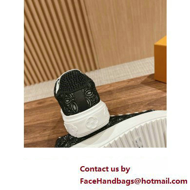 Louis Vuitton Time Out Sneakers in Lace Black 2024