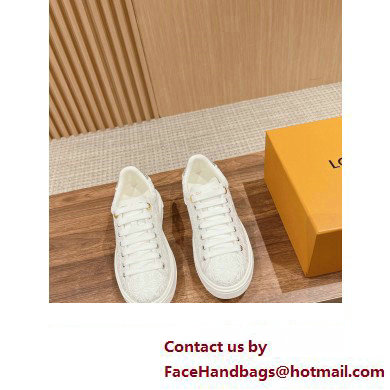 Louis Vuitton Time Out Sneakers in Lace White 2024