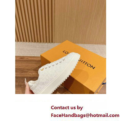 Louis Vuitton Time Out Sneakers in Lace White 2024