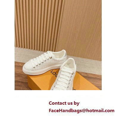 Louis Vuitton Time Out Sneakers in Lace White 2024