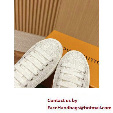 Louis Vuitton Time Out Sneakers in Lace White 2024