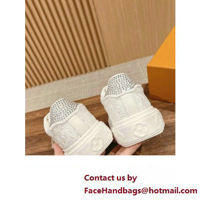 Louis Vuitton Time Out Sneakers in Lace White 2024