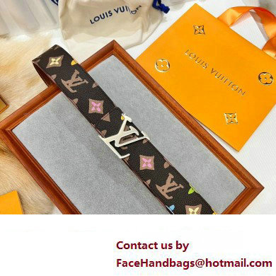 Louis Vuitton Width 4cm LV Tag 40mm Reversible Belt M8586V 01