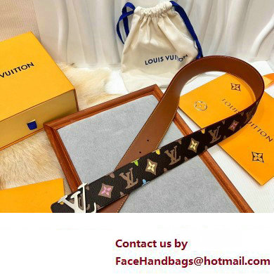 Louis Vuitton Width 4cm LV Tag 40mm Reversible Belt M8586V 01