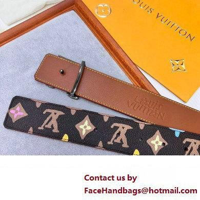 Louis Vuitton Width 4cm LV Tag 40mm Reversible Belt M8586V 02