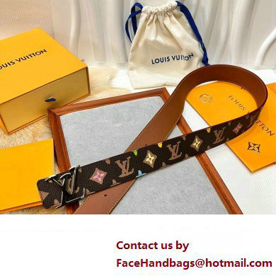 Louis Vuitton Width 4cm LV Tag 40mm Reversible Belt M8586V 02