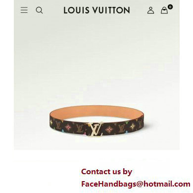 Louis Vuitton Width 4cm LV Tag 40mm Reversible Belt M8586V 03