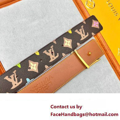 Louis Vuitton Width 4cm LV Tag 40mm Reversible Belt M8586V 03